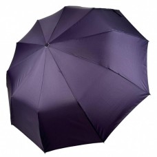 Складна однотонна парасолька напівавтомат від Bellissimo, антивітер, фіолетова М0533-1