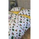 Комплект постільної білизни Солодкі хатинки/жовтий, Turkish flannel