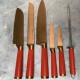 Набір ножів Edenberg EB-11029-Red 7 предметів червоний