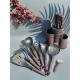 Набір ножів і кухонного приладдя Edenberg EB-11099-Brown 14 предметів коричневий