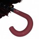 Жіноча парасолька-тростина, напівавтомат від Toprain, бордова (хамелеон), 01002-5