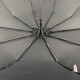 Мужской зонт полуавтомат Toprain, черный, 0351-1