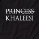 Футболка GoT "Princess khaleesi" жіноча, Чорний, XS, Black, англійська