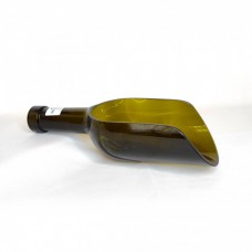 Совок стеклянный для сыпучих с отверствием Mazhura Vine MZ-710739 оливковый