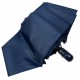 Жіноча однотонна парасолька напівавтомат на 8 спиць від Toprain, темно-синя, 0102-12