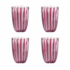 Набір склянок високих Guzzini Dolcevita 12390077 470 мл 4 шт рожевий
