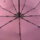 Жіноча складана парасолька автомат на 9 спиць із тисненим принтом Парижа від Frei Regen, пудровий 0822-1
