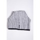 Чоловіча шапка, в смужку сіро-чорного кольору, 167R7790