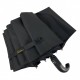 Мужской зонт полуавтомат с ручкой крюк от Bellissimo, черный, М0526-1