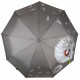 Яскрава жіноча парасолька автомат з кульбабами на 9 спиць від Susino, сіра, Sys 0646-6