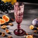 Келих для шампанського OLens Вінтаж 34215-14-3 180 мл рожевий
