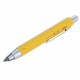 Механический карандаш Zimmermann с линейкой и стилусом, желтый