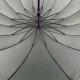 Жіноча парасолька-тростина на 16 спиць з абстрактним принтом, напівавтомат від фірми Toprain, темно-зелена, 01541-2