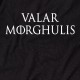 Футболка GoT "Valar morghulis" чоловіча, Чорний, L, Black, англійська