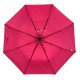 Жіноча парасолька напівавтомат рожева з принтом букв по куполу 02052-9