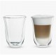 Набір склянок з подвійним дном Delonghi Latte Macchiato 5513284171-5513214611 220 мл 2 шт