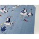 Детское постельное белье Пингвинята-рыболовы, бязь