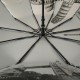 Жіноча парасолька напівавтомат Bellissimo з візерунком зсередини і тефлоновим просоченням, синя, 018315-4