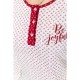 Піжама жіноча з принтом, колір молочно-бордовий, 219RP- 10120