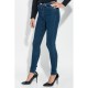 Жіночі джинси приталеного крою, колір Синій, 282F009 0006082