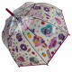 Дитяча прозора парасолька-тростина з малюнками від Frei Regen, рожева ручка, 09005-3