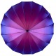 Жіноча парасолька-тростина хамелеон на 16 спиць напівавтомат від Toprain, рожева, 01002-10