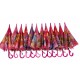 Дитяча парасолька-тростина рожева з принцесами та оборками від Paolo Rossi 0031-1