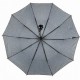 Складна жіноча парасолька напівавтомат "Краплі дощу" від SL, сіра, 0497SL-6
