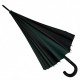 Жіноча парасолька-тростина на 16 спиць із контрастними секторами, напівавтомат від фірми Toprain, зелена, 0616-8