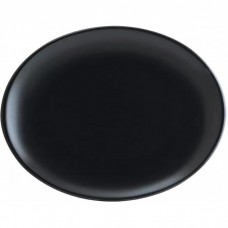 Тарілка обідня овальна Bonna Notte NOTMOV25OV 25 см чорна