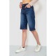 Шорти жіночі джинсові, колір темно-синій, 226R2016