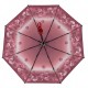 Женский механический зонт на 8 спиц от SL, красный, 035011-2