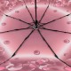 Женский механический зонт на 8 спиц от SL, красный, 035011-2