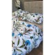 Комплект постільної білизни Волошки/беж, Turkish flannel