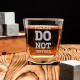 Склянка для віскі "Please do not disturb", англійська, Крафтова коробка