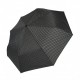 Механічна компактна парасолька в горошок від фірми SL, чорна, 035013-1
