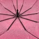 Жіноча парасолька напівавтомат "Краплі дощу" від S&L на 10 спиць, рожева, 01605Р-1