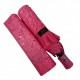 Жіноча парасолька напівавтомат "Краплі дощу" від S&L на 10 спиць, рожева, 01605Р-1