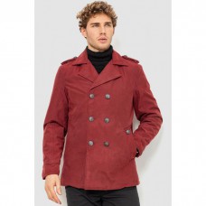 Пиджак мужской однотонный, цвет бордовый, 182R15172