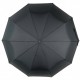 Чоловіча складана парасолька напівавтомат чорного кольору з ручкою прямий від Thebest-Flagman, є антивітер, 0526-1