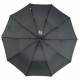Чоловіча складана парасолька напівавтомат чорного кольору з ручкою прямий від Thebest-Flagman, є антивітер, 0526-1
