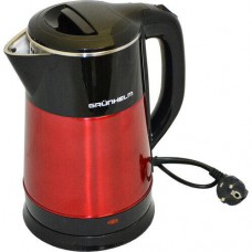 Чайник електричний Grunhelm EKS-1855-SR 2.5 л червоний з чорним