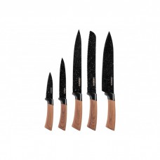 Набір ножів Ardesto Midori AR-2105-BWD 5 предметів коричневий