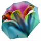 Жіноча парасолька-автомат у подарунковому упакуванні на 9 спиць із квітковим принтом від Frei Regen, бірюзова, 09086-5