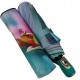Жіноча парасолька-автомат у подарунковому упакуванні на 9 спиць із квітковим принтом від Frei Regen, бірюзова, 09086-5