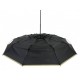 Жіноча складана механічна парасолька від Toprain, чорна, 0097-3