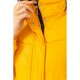 Куртка жіноча з еко-шкіри на синтепоні, колір жовтий, 129R2810