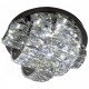Люстра потолочная хрустальная LED с пультом 25679 Хром 19х35х35 см.