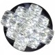 Люстра потолочная хрустальная LED с пультом 25679 Хром 19х35х35 см.