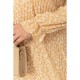 Сукня шифонова з принтом, колір бежевий, 204R20 1